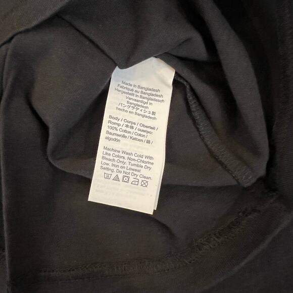 NWT J. Crew Black Slim-Fit Organic Slub Cotton Crewneck T-Shirt - Picture 7 of 8